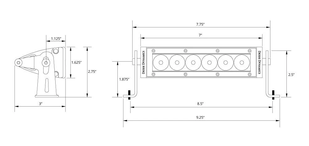 Diode Dynamics SAE/DOT LED Lightbar Kit for 2017-2020 Ford Raptor - Image 8