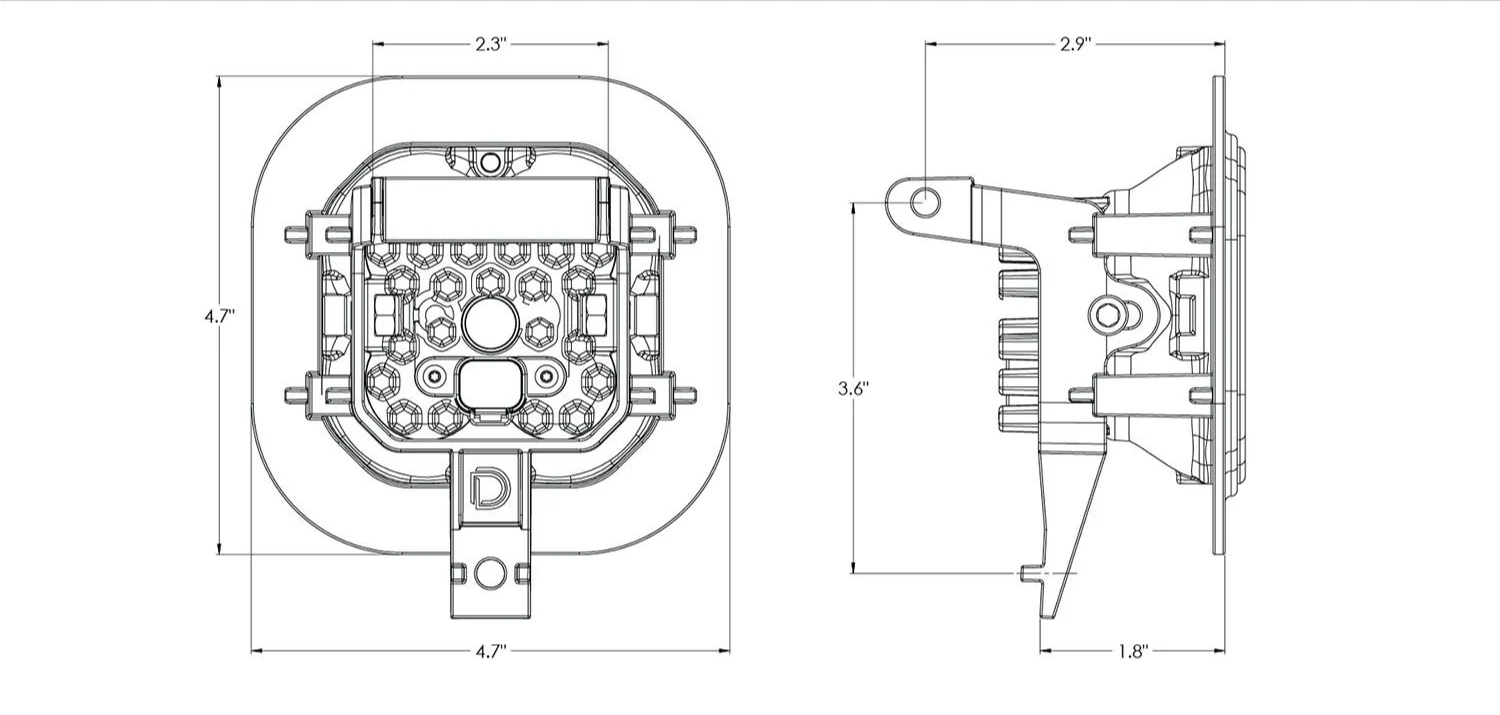 Diode Dynamics SS3 LED Fog Light Kit for 2011-2016 Ford Super Duty - Image 7