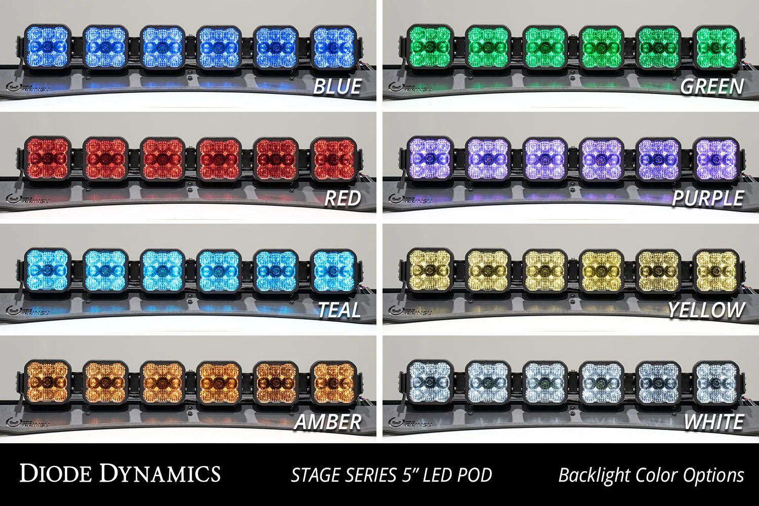 Diode Dynamics SS5 CrossLink Lightbar Kit for Prinsu/Sherpa Roof Racks - Image 10