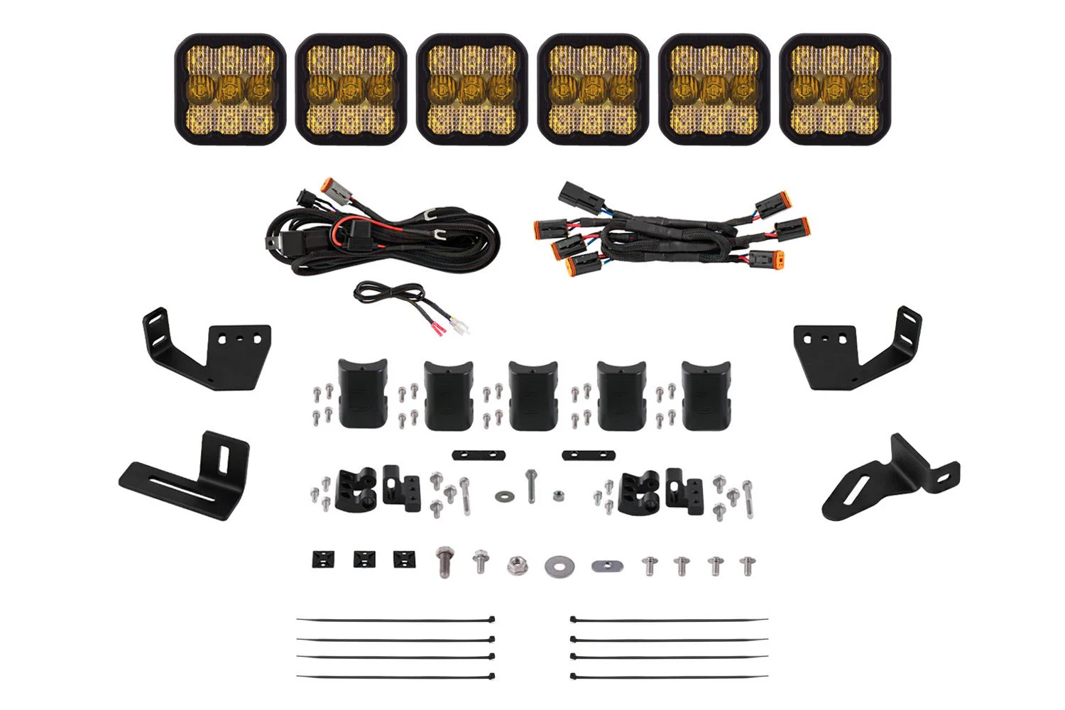 Diode Dynamics SS5 CrossLink Lightbar Kit for Prinsu/Sherpa Roof Racks - Image 3