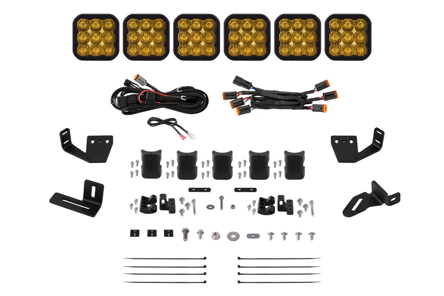Diode Dynamics SS5 CrossLink Lightbar Kit for Prinsu/Sherpa Roof Racks - Image 5