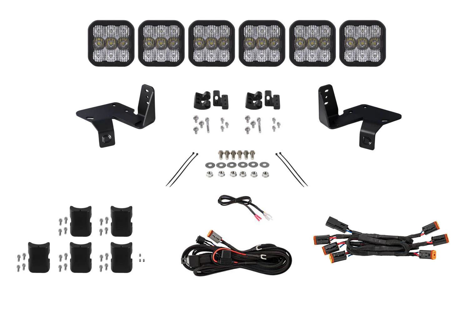 Diode Dynamics SS5 Grille CrossLink Lightbar Kit for 2020-2022 Ford Super Duty - Image 2