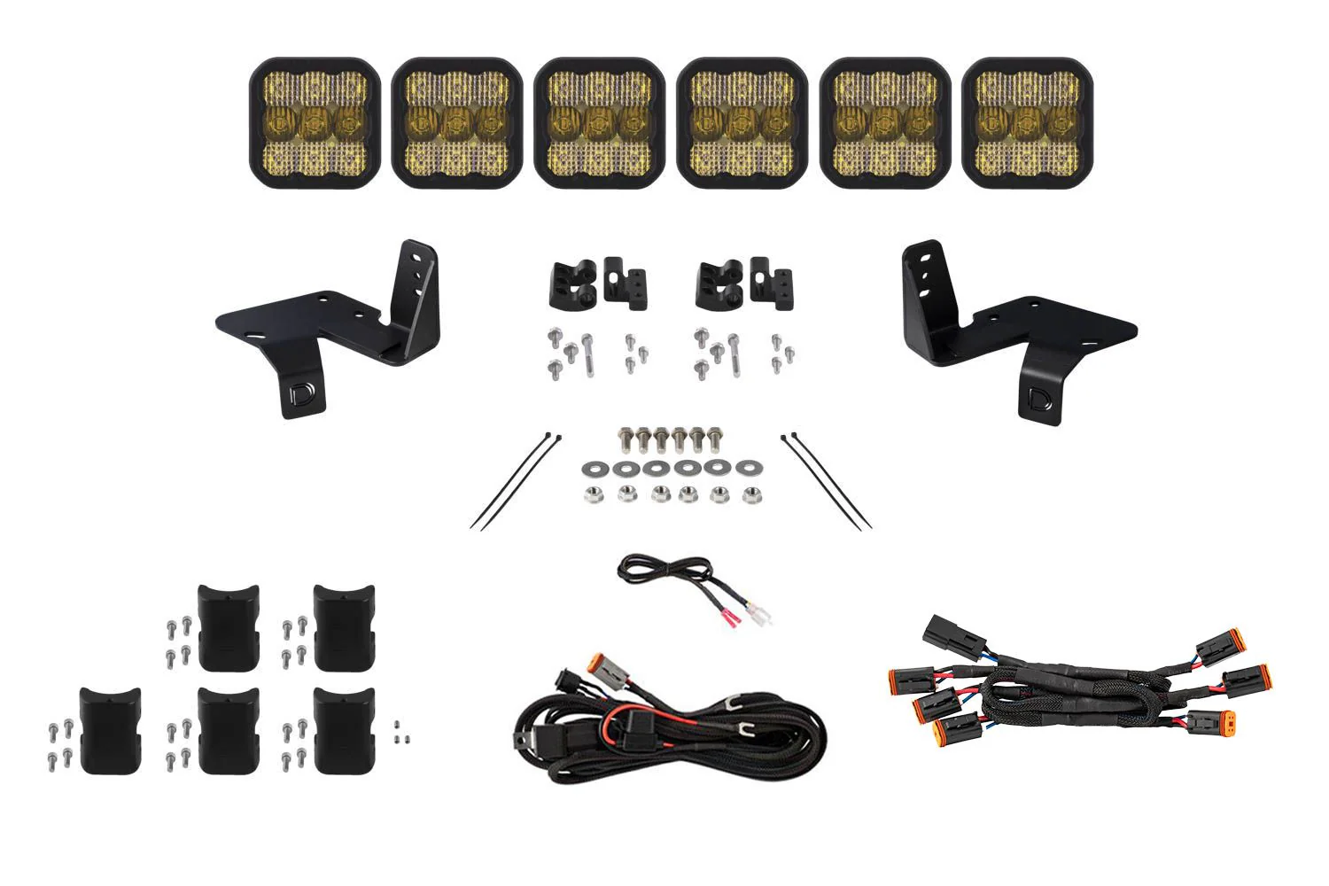 Diode Dynamics SS5 Grille CrossLink Lightbar Kit for 2020-2022 Ford Super Duty - Image 3