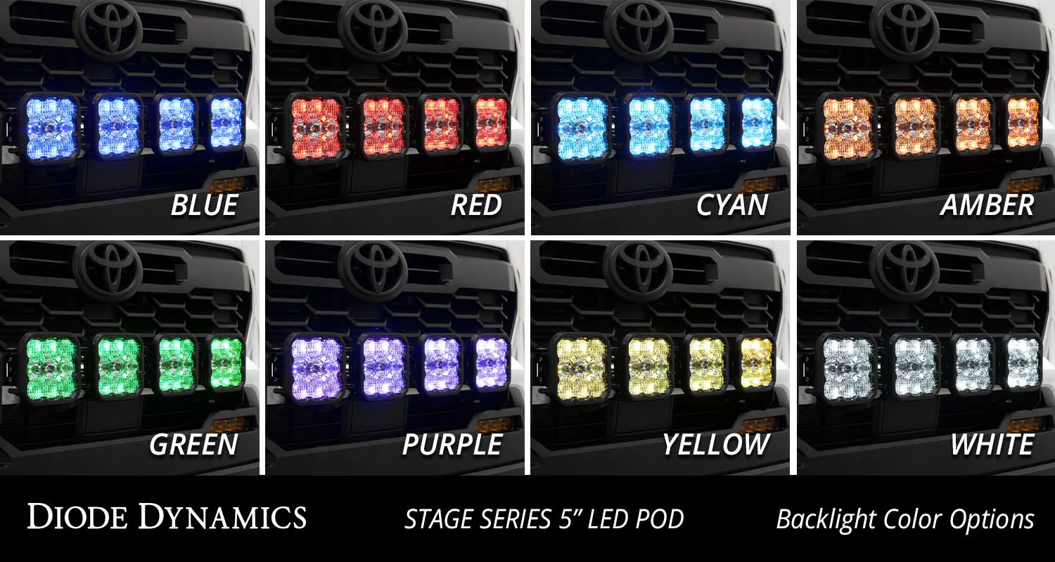 Diode Dynamics SS5 Grille CrossLink Lightbar Kit for 2024-2026 Toyota Tacoma - Image 7