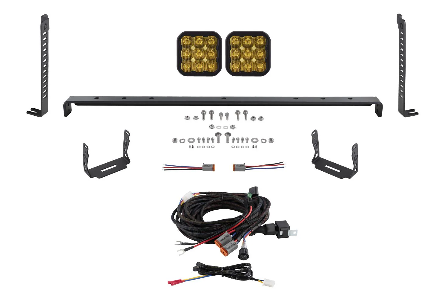 Diode Dynamics SS5 Stealth Grille LED Pod Kit for 2014-2024 Toyota 4Runner - Image 2