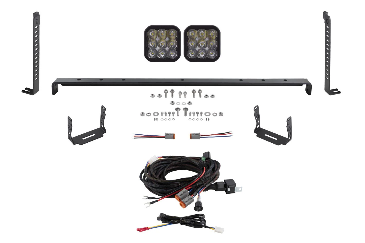 Diode Dynamics SS5 Stealth Grille LED Pod Kit for 2014-2024 Toyota 4Runner - Image 3