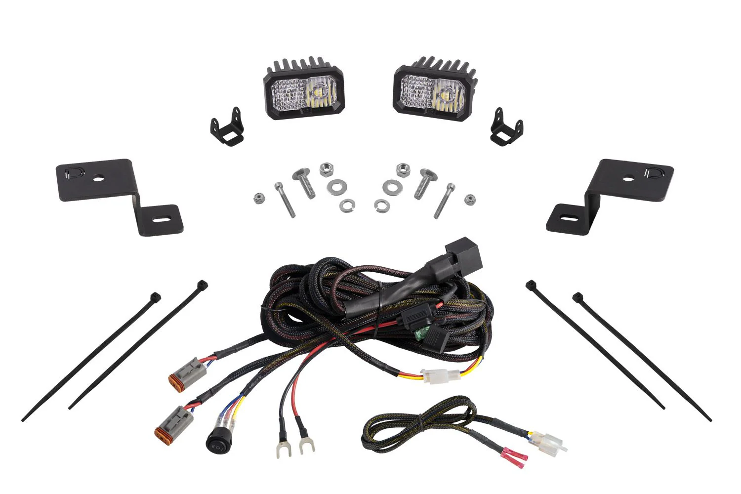 Diode Dynamics Stage Series Backlit Ditch Light Kit for 2021-2025 Ford F-150 - Image 2