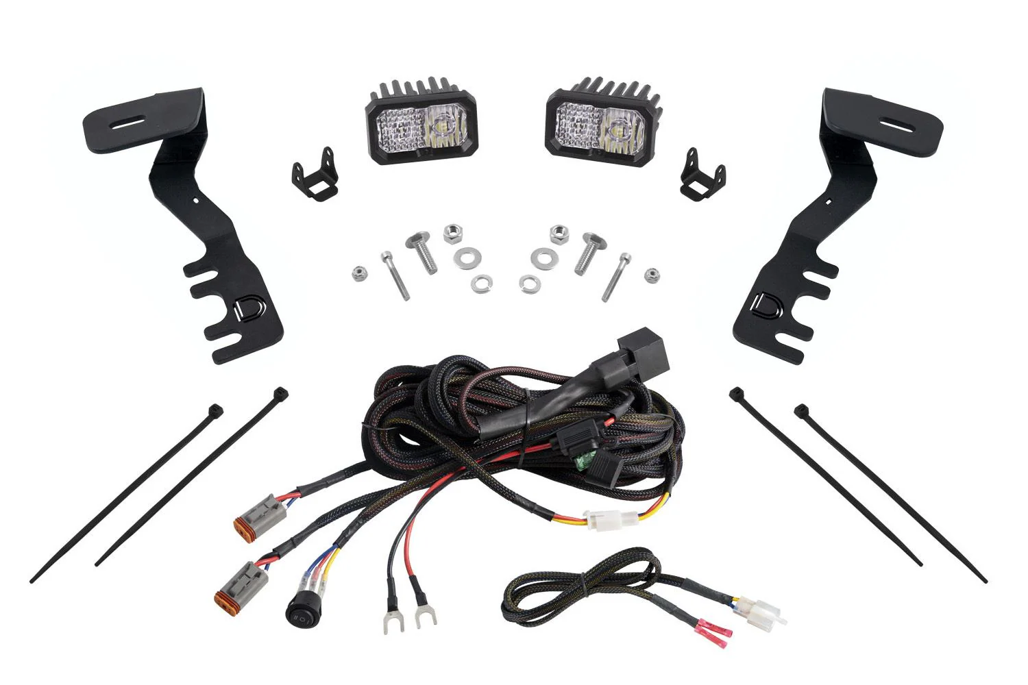 Diode Dynamics Stage Series Backlit Ditch Light Kit for 2024-2026 Toyota Tacoma - Image 2