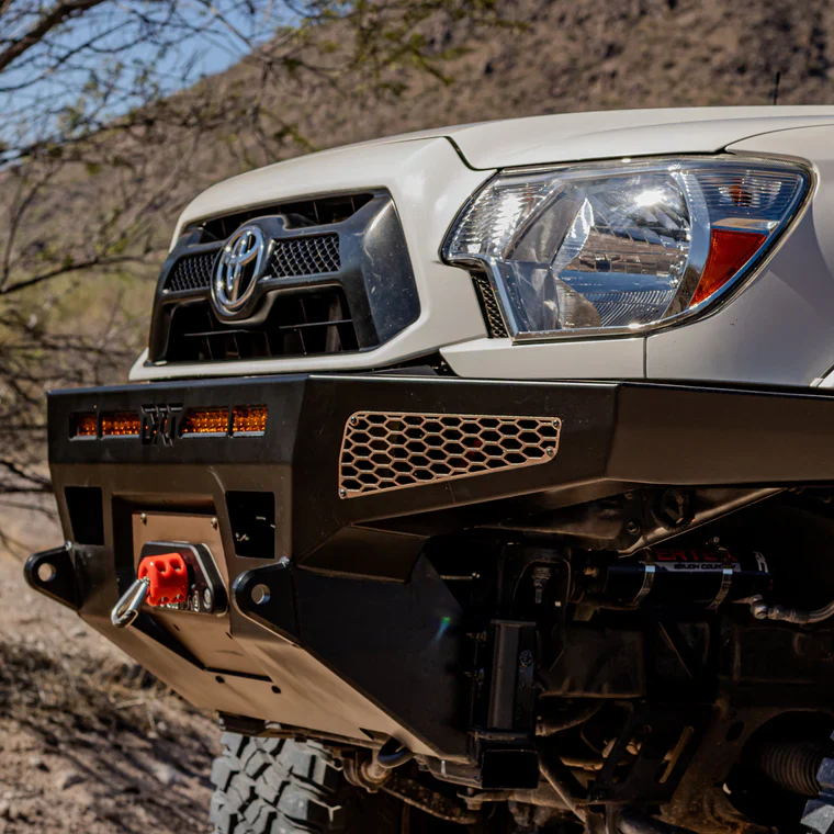 DRT Fabrication 2005-2015 Tacoma Plated Front Bumper - Image 2