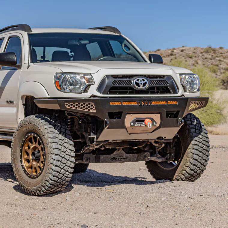 DRT Fabrication 2005-2015 Tacoma Plated Front Bumper - Image 4