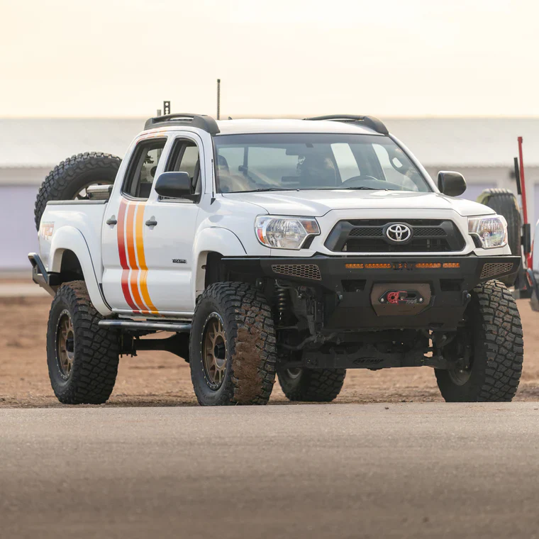DRT Fabrication 2005-2015 Tacoma Plated Front Bumper - Image 5