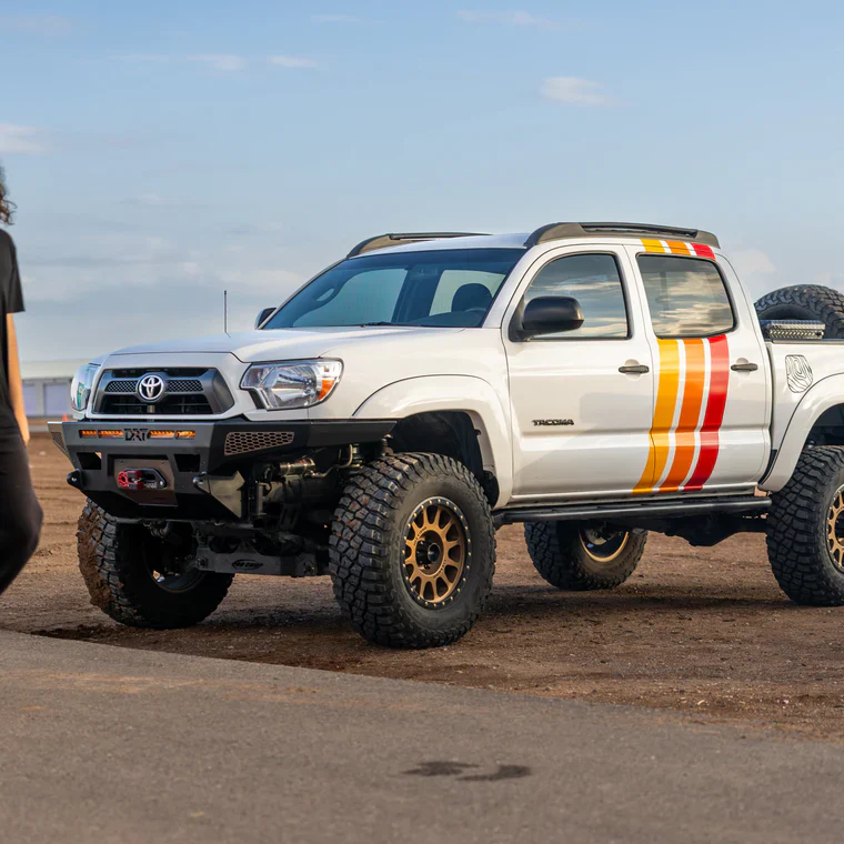 DRT Fabrication 2005-2015 Tacoma Plated Front Bumper - Image 6