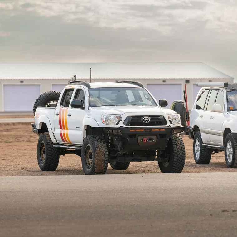DRT Fabrication 2005-2015 Tacoma Plated Front Bumper - Image 7