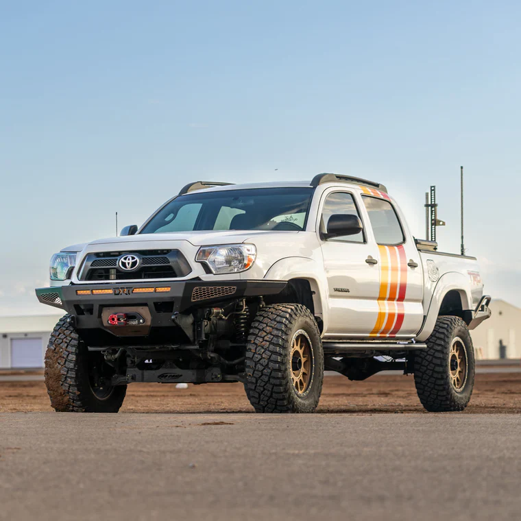 DRT Fabrication 2005-2015 Tacoma Plated Front Bumper - Image 8
