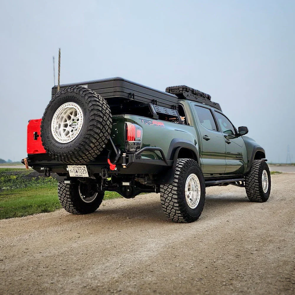 DRT Fabrication 2016-2023 Tacoma High Clearance Rear Bumper - Image 11