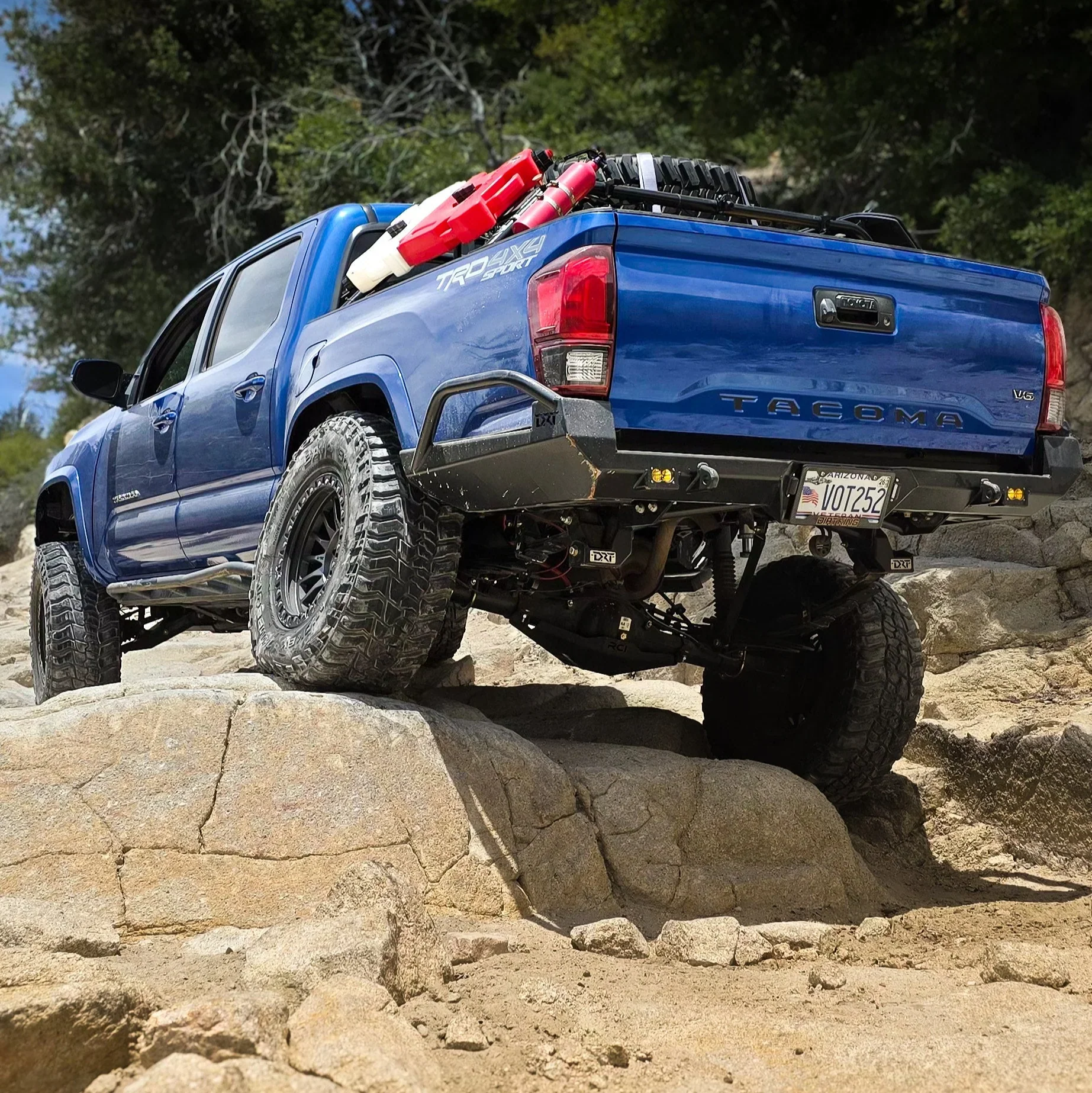 DRT Fabrication 2016-2023 Tacoma High Clearance Rear Bumper - Image 2