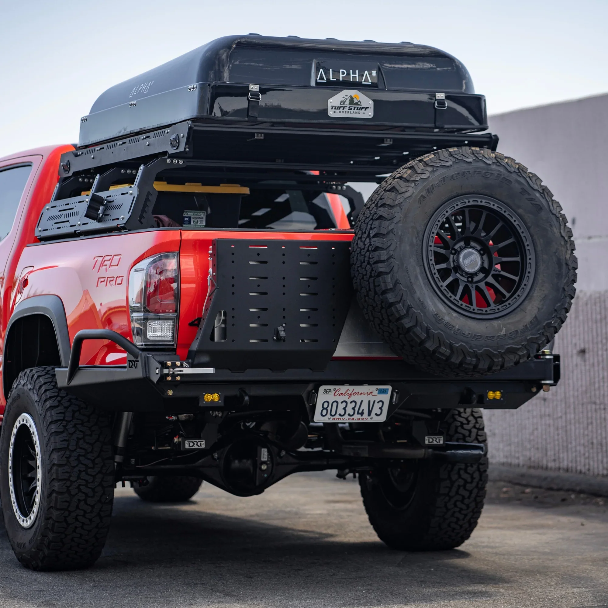 DRT Fabrication 2016-2023 Tacoma High Clearance Rear Bumper - Image 3
