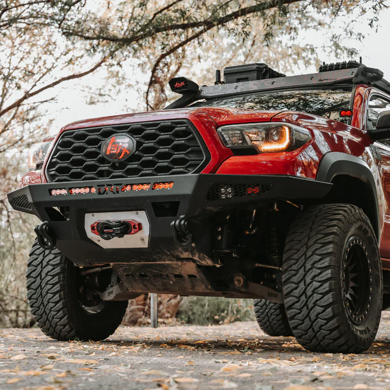 DRT Fabrication 2016-2023 Tacoma Plated Front Bumper - Image 3