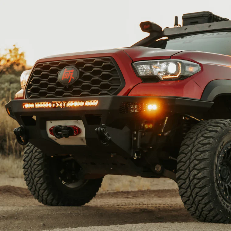 DRT Fabrication 2016-2023 Tacoma Plated Front Bumper - Image 5