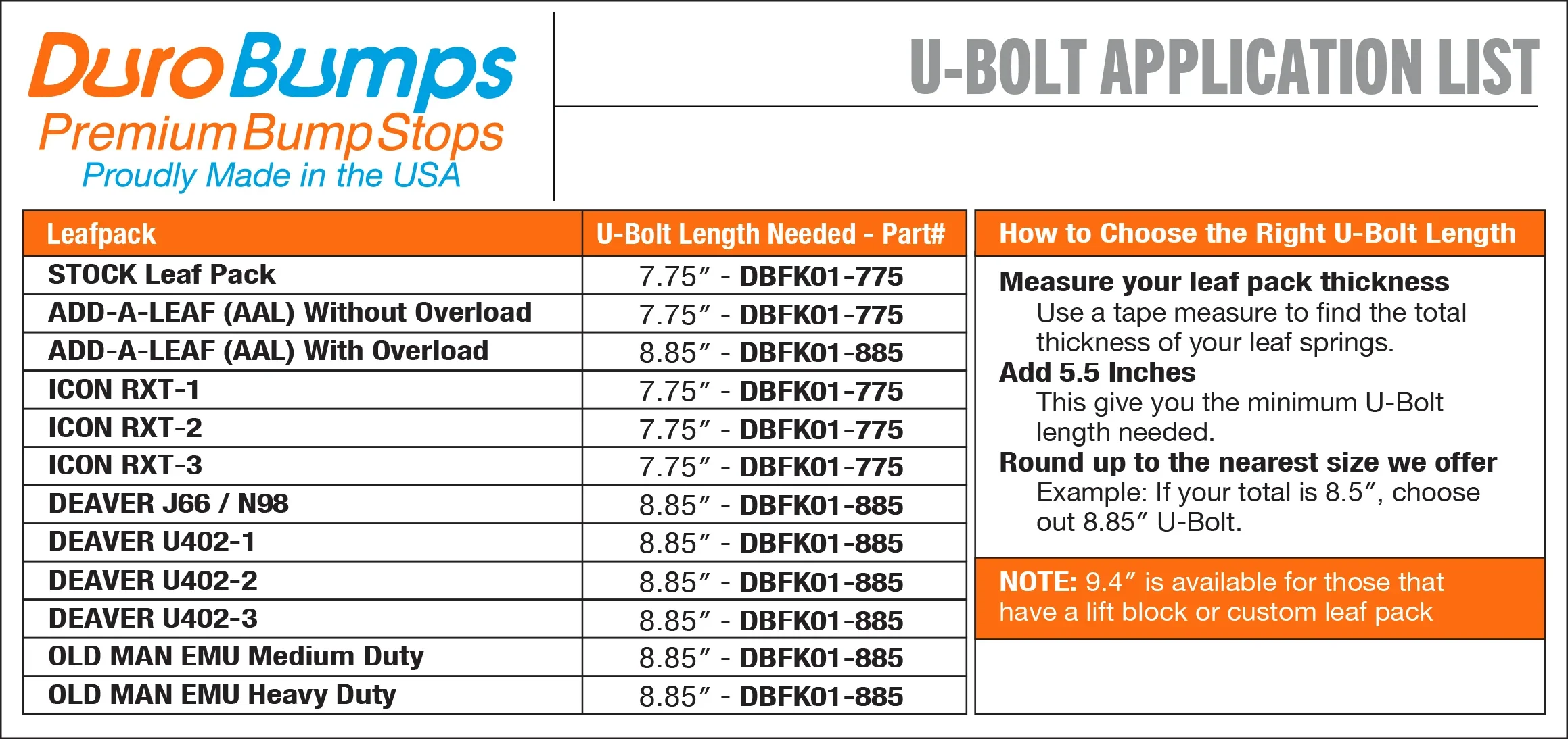 DuroBumps Toyota U-Bolt Flip Kit - Image 4