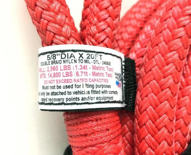 Factor 55 Extreme Duty Kinetic Energy Rope 5/8" x 20' - Image 2