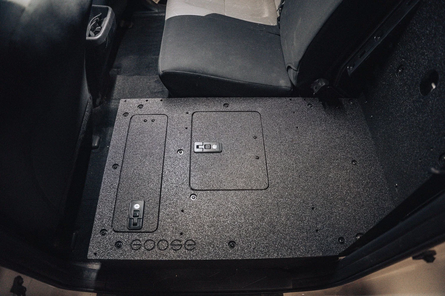 Goose Gear Toyota Tacoma 2005-2023 Second Row Seat Delete Plate System - Image 3