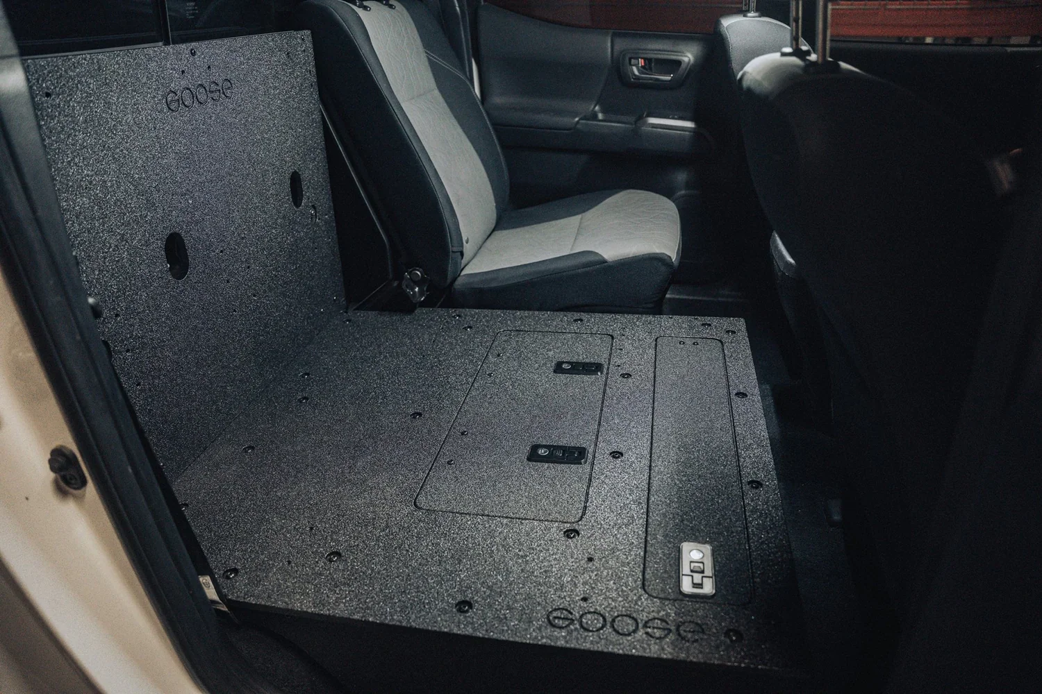 Goose Gear Toyota Tacoma 2005-2023 Second Row Seat Delete Plate System - Image 6