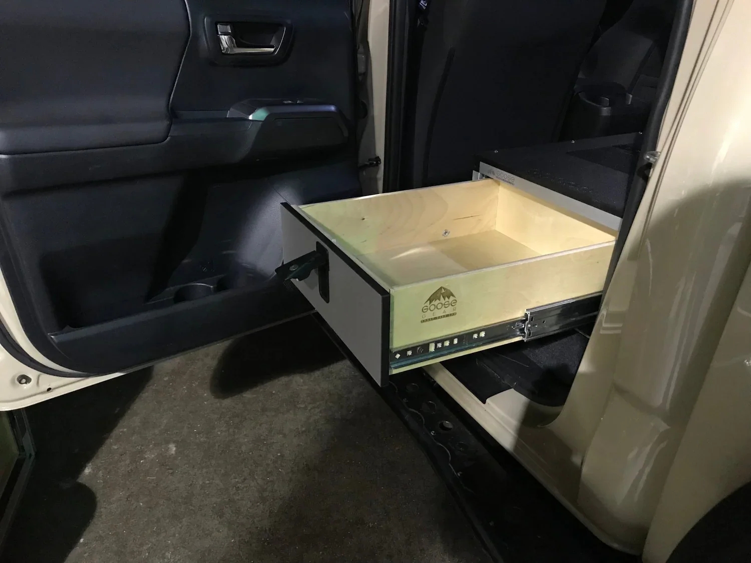 Goose Gear Toyota Tacoma 2005-2023 Second Row Single Drawer Module 40% Driver Side - Image 3