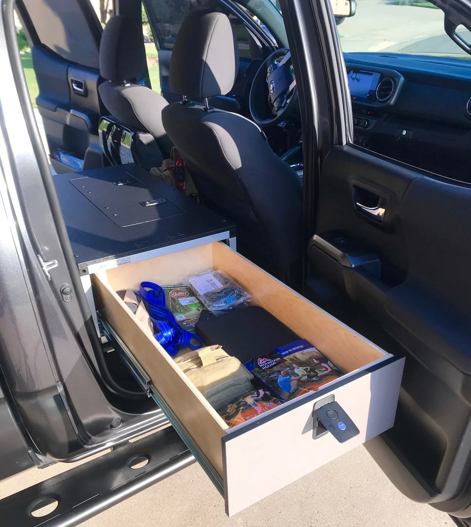 Goose Gear Toyota Tacoma 2005-2023 Second Row Single Drawer Module 60% Passenger Side - Image 7
