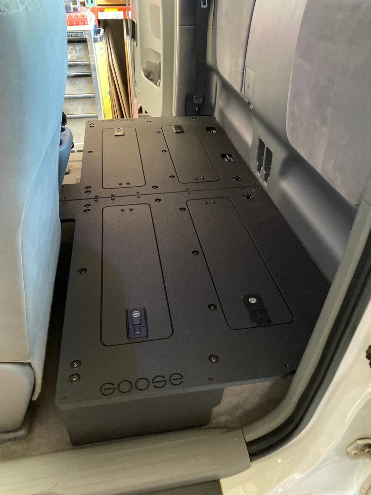 Goose Gear Toyota Tacoma Access Cab 2005-2015 Second Row Seat Delete Plate System - Image 5
