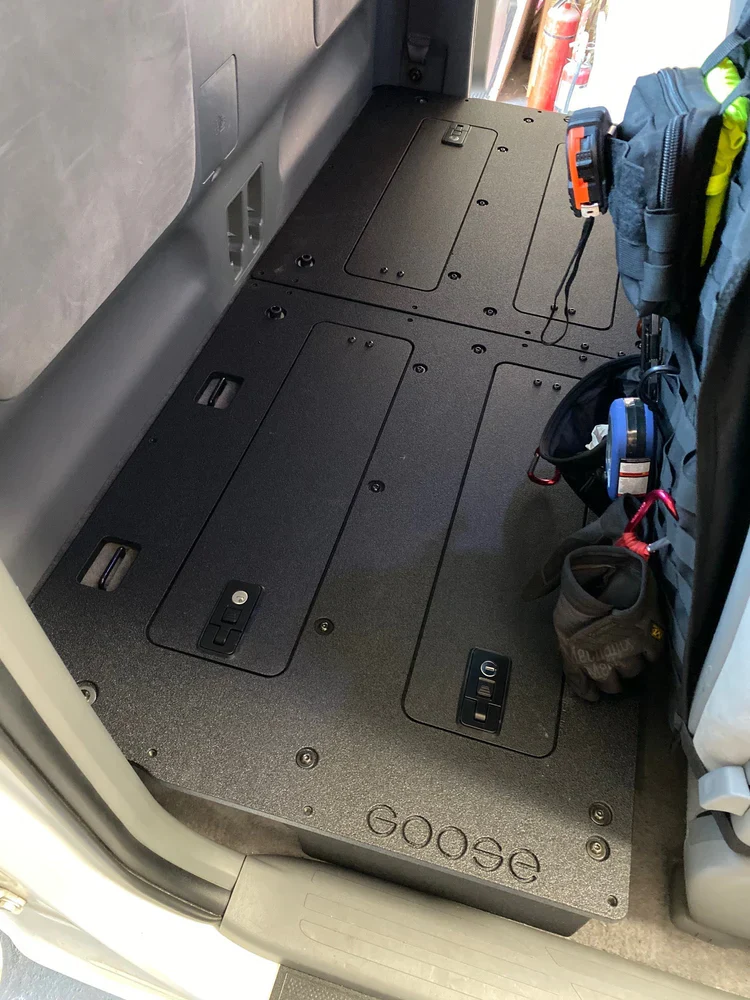 Goose Gear Toyota Tacoma Access Cab 2005-2015 Second Row Seat Delete Plate System - Image 6