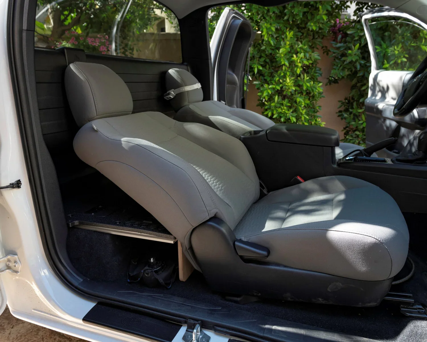 Goose Gear Toyota Tacoma Access Cab 2016-2023 Second Row Seat Delete Plate System - Image 2