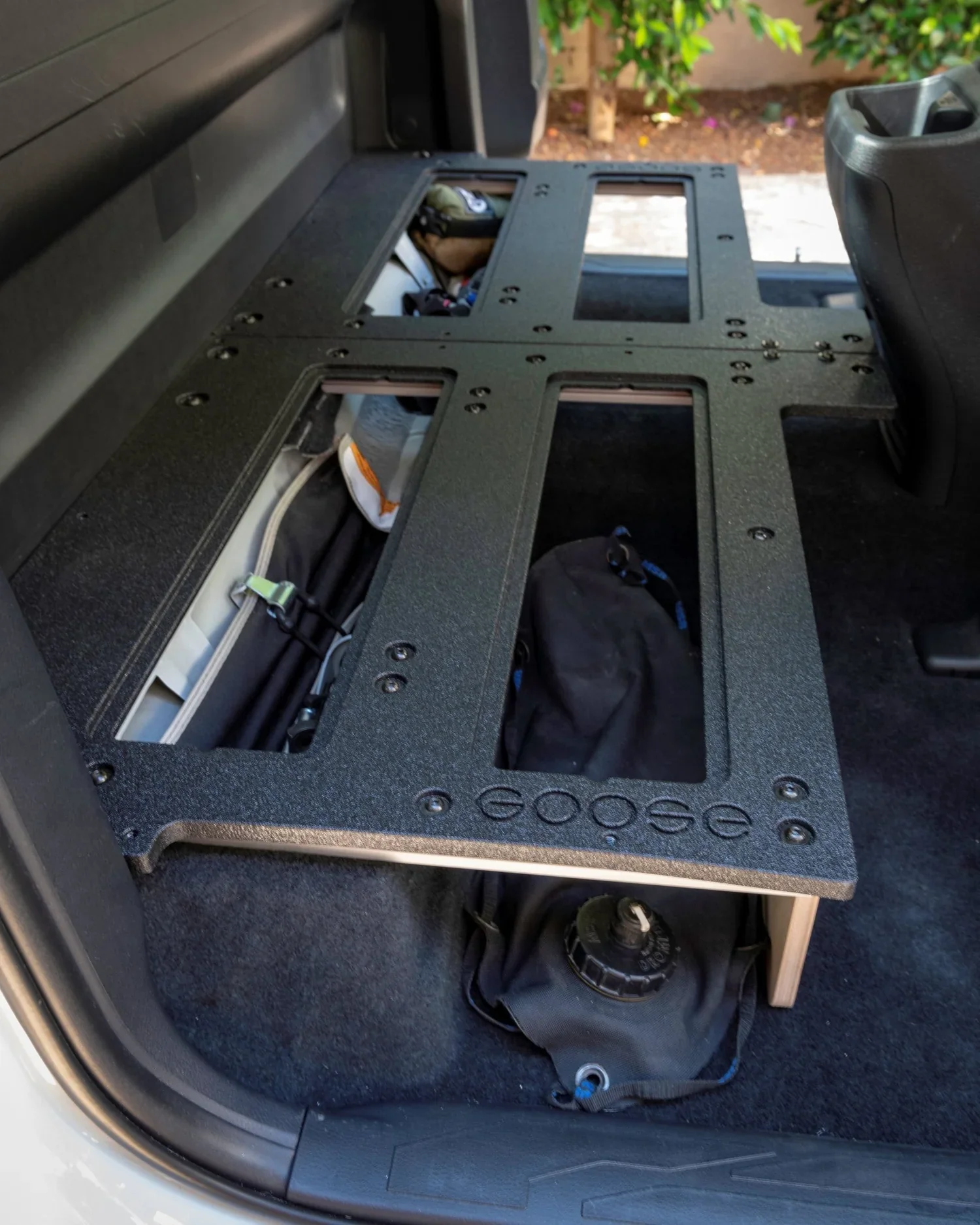 Goose Gear Toyota Tacoma Access Cab 2016-2023 Second Row Seat Delete Plate System - Image 3