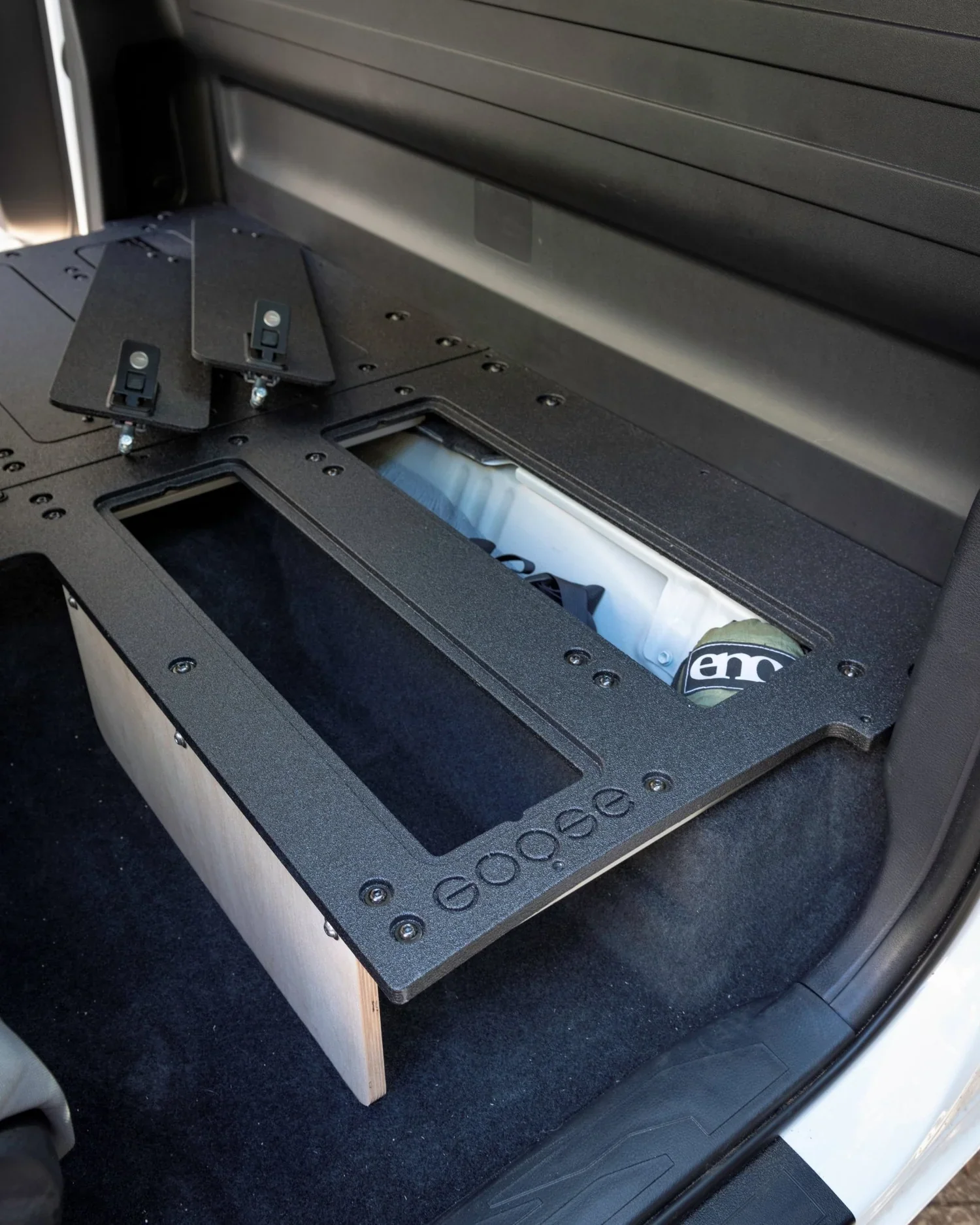 Goose Gear Toyota Tacoma Access Cab 2016-2023 Second Row Seat Delete Plate System - Image 4