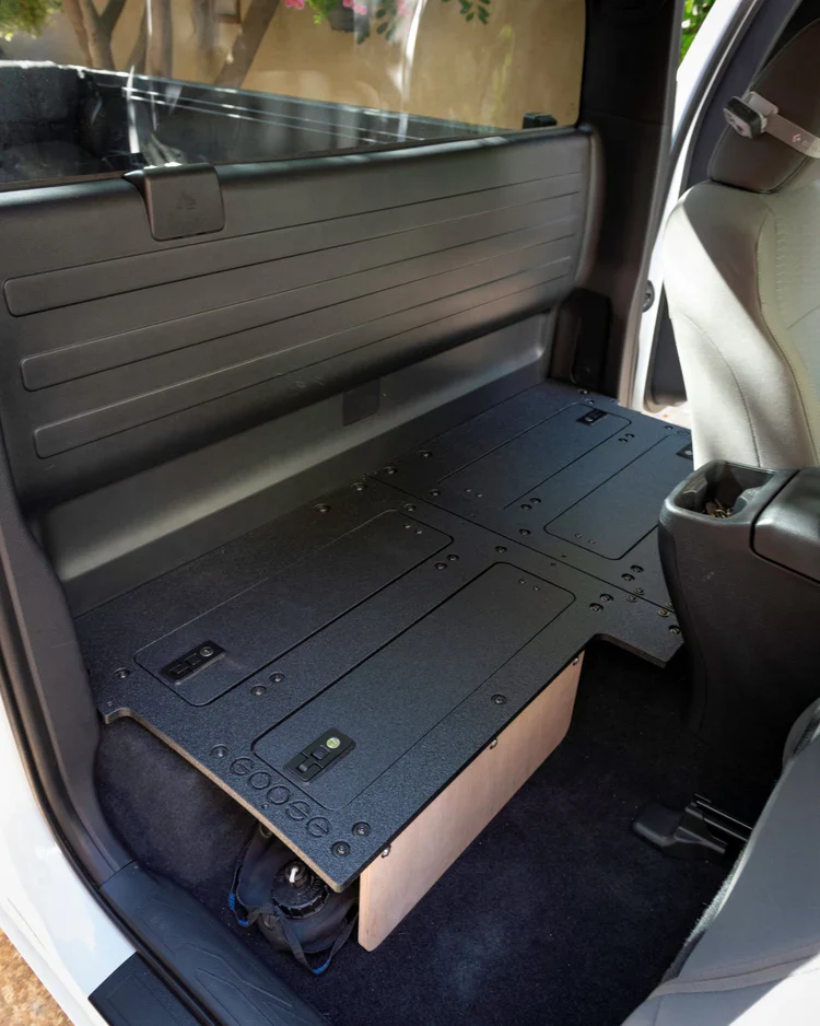 Goose Gear Toyota Tacoma Access Cab 2016-2023 Second Row Seat Delete Plate System - Image 5