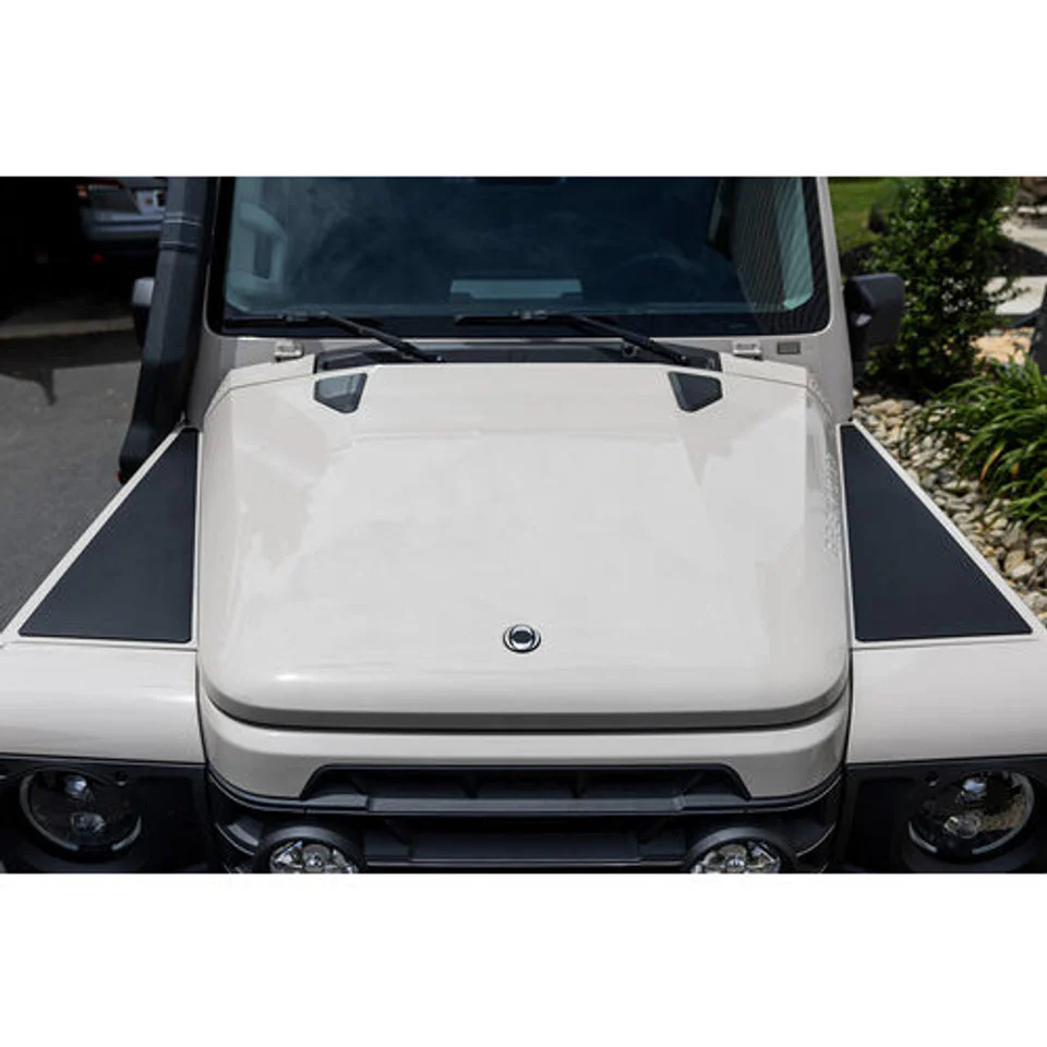 GP Factor 2023-2024 Ineos Grenadier Fender Plate Kit - Black Texture Finish - Image 3