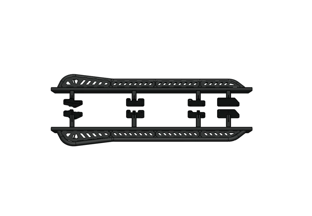 Greenlane 2024-2026 4th Gen Tacoma Aluminum Sliders with Bump Out - Image 4