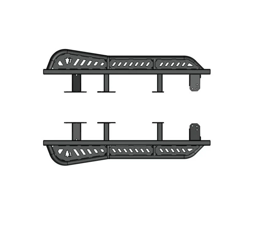 Greenlane 2024-2026 Land Cruiser Aluminum Sliders With Bump Out - Image 2