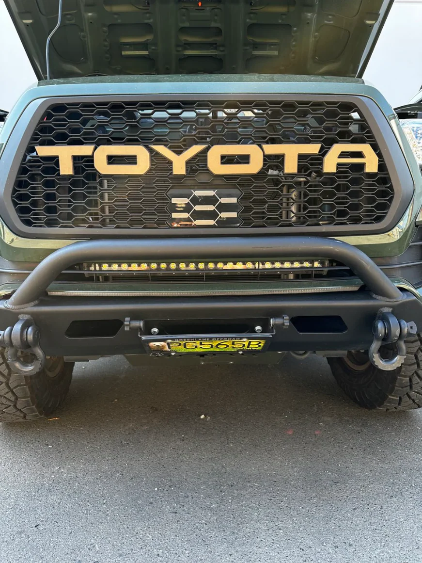 Greenlane 3rd Gen Tacoma Grille Light Bar Bracket Set - Image 2