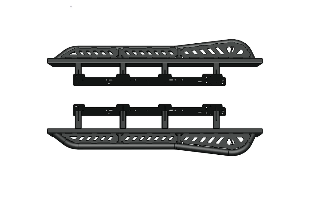 Greenlane 4th Gen 4Runner Aluminum Sliders with Bump Out - Image 2