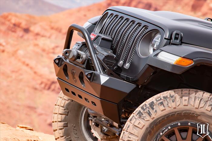 ICON Pro Series ‘18-Up JL / ’20-Up Jeep JT Front Bumper w/Bars & Tabs - Image 5