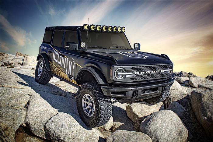 Icon Vehicle Dynamics- Billet 2021-2025 Bronco Sasquatch 2-3" Lift Stage 3 Suspension - Billet - Image 6
