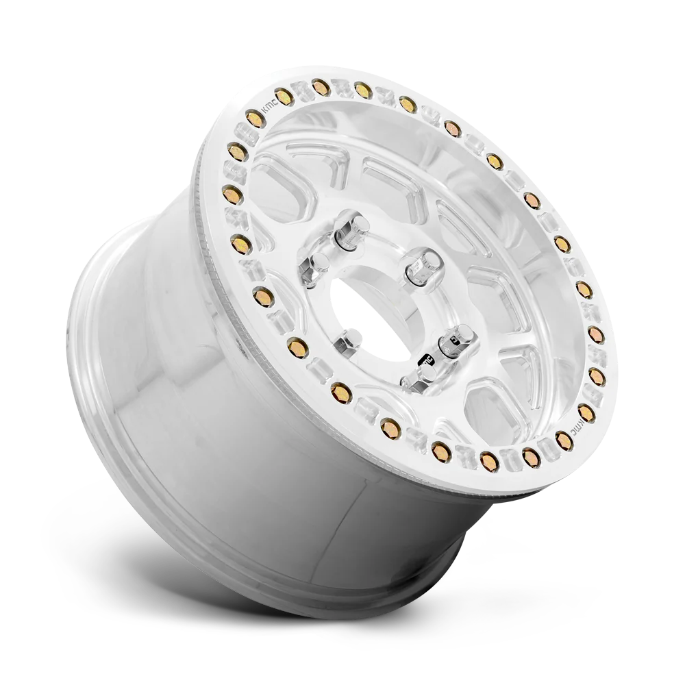 KMC KM444 Mesa Forged Beadlock Raw Machined 17x9 0mm Offset - Image 2