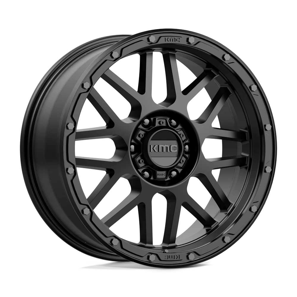 KMC KM535 Matte Black 17x8.5 0mm Offset - Image 2