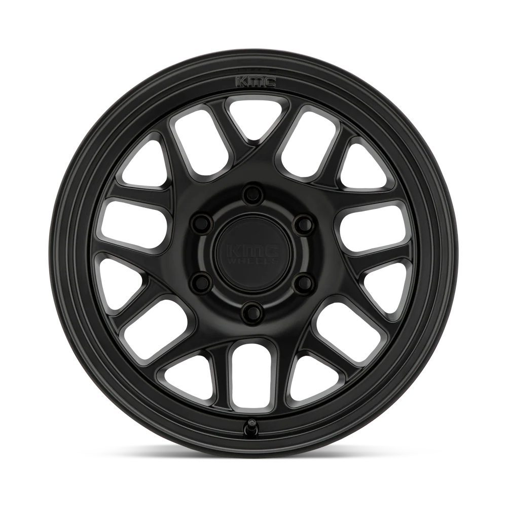 KMC KM717 Bully OL Satin Black 17x8.5 0mm Offset - Image 3