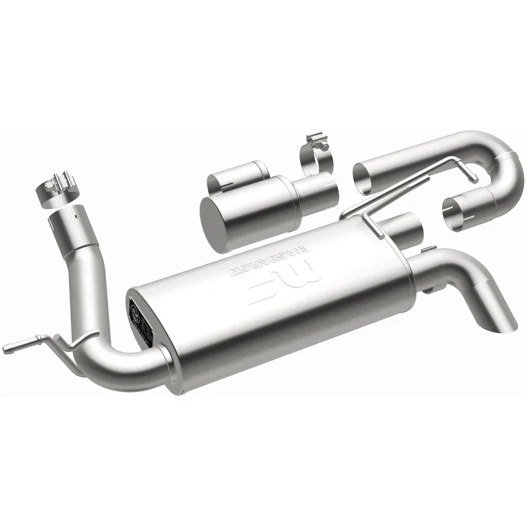 MagnaFlow Overland Series Axle-Back Performance Exhaust Jeep Wrangler JK 2007-2018 - Image 2