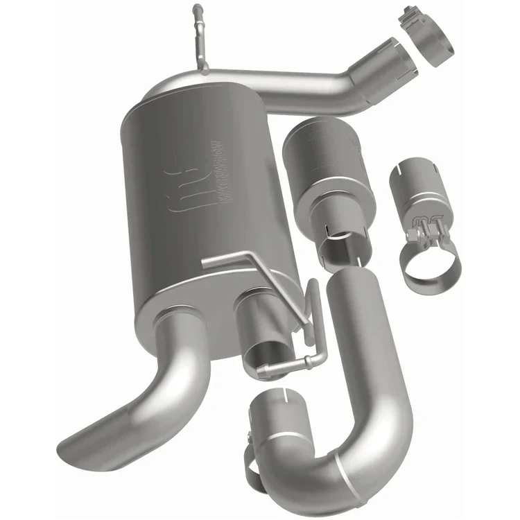 MagnaFlow Overland Series Axle-Back Performance Exhaust Jeep Wrangler JK 2007-2018 - Image 4