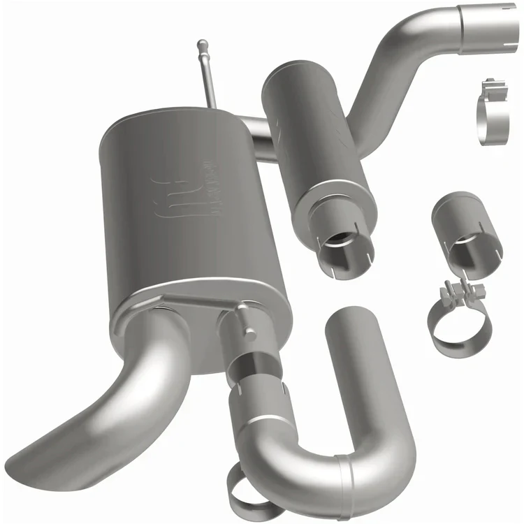 MagnaFlow Overland Series Axle-Back Performance Exhaust Jeep Wrangler JL/JLU 2018-2025 - Image 4