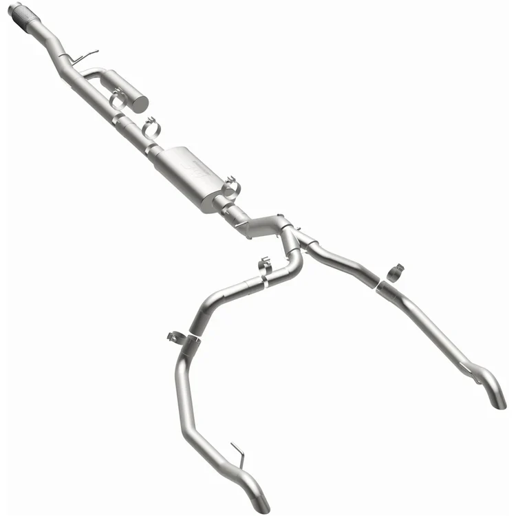 MagnaFlow Overland Series Cat-Back Performance Exhaust Chevrolet Silverado/GMC Sierra 2019-2025 - Image 2