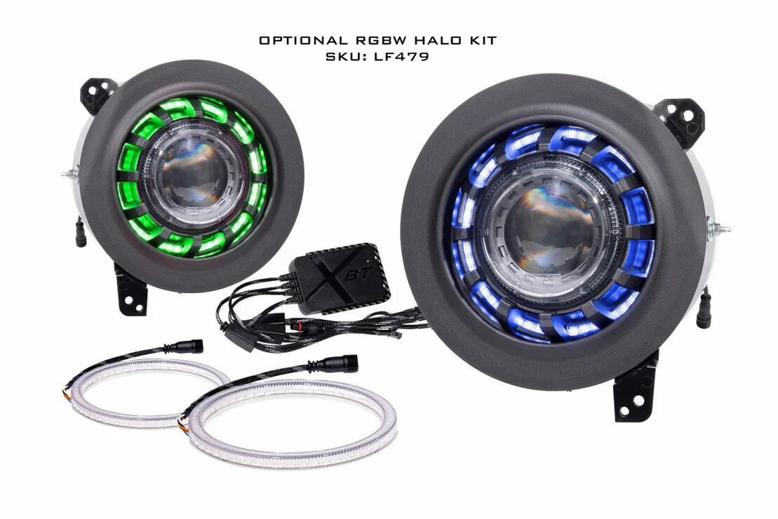 Morimoto Jeep Gladiator JT 20-24 Wrangler JL 18-24 Super7 LED Headlights - Image 4